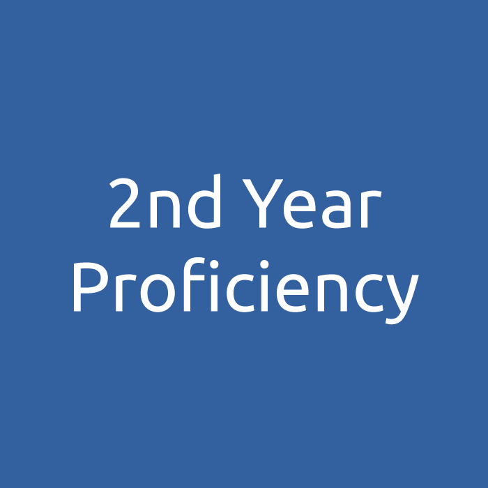 2st Year Proficiency